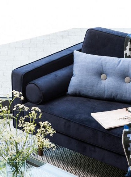 Broste Velvet Wind Sofa in Insignia Blue