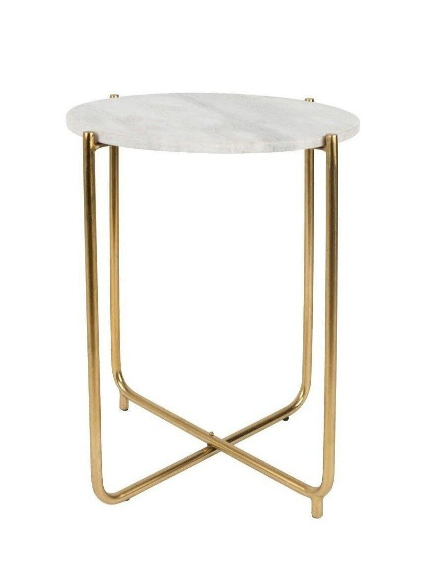 Rosie White Marble Table